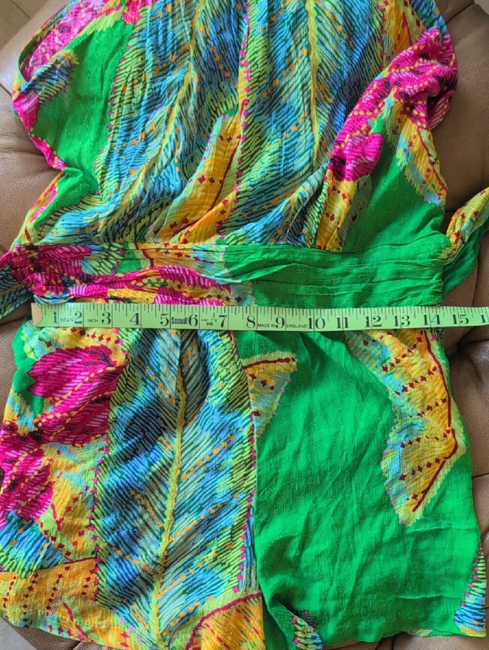 Cynthia Rowley Green Multicolor Tropical Print Romper - Picture 5 of 10